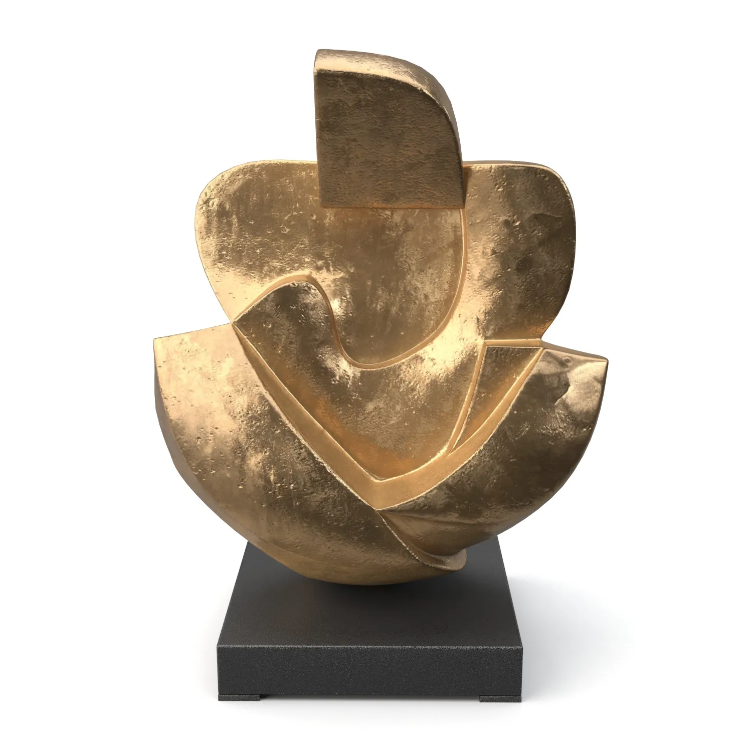 Gardeco Unconditional Love Bronze Sculpture PBR 3D Model_04